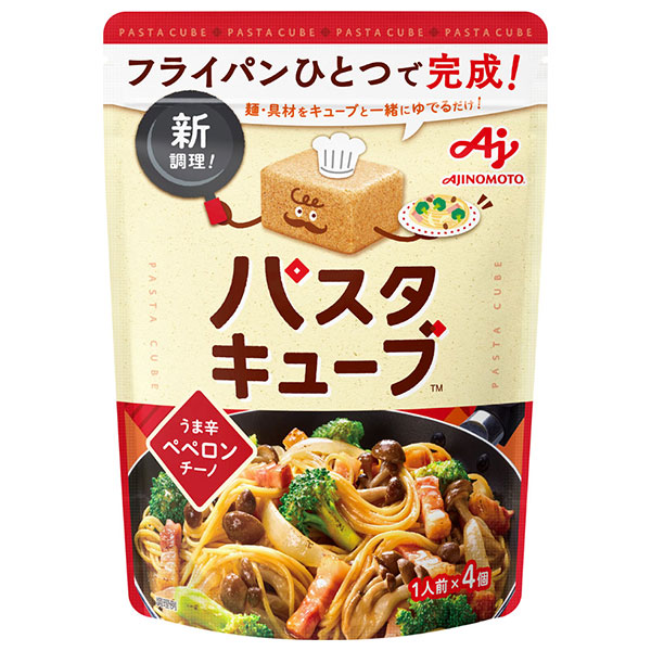 味の素 パスタキューブ うま辛ペペロンチーノ 36g(4個入)×8個入×(2ケース)|一般食品 調味料 パスタソース ペペロンチーノ