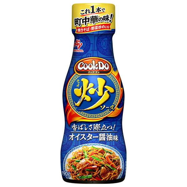 味の素 CookDo(クックドゥ)炒ソース オイスター醤油味 190g×12本入|中華調味料 オイスターソース