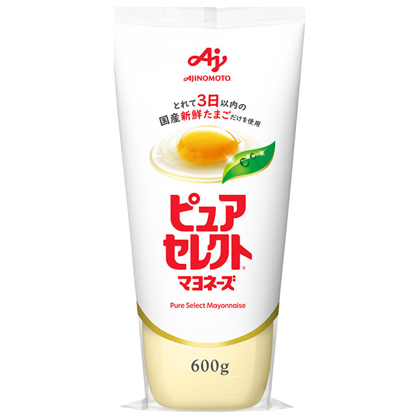 味の素 ピュアセレクト マヨネーズ 600g×15本入|調味料 食品 マヨネーズ