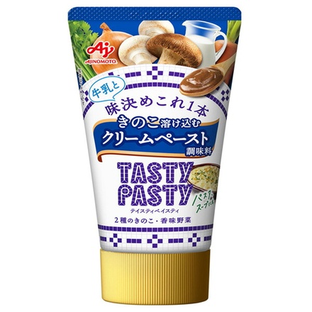 味の素 TASTY PASTY きのこ溶け込む クリームペースト 105g×10個入|調味料 味付け ペースト パスタ用 スープ用 きのこ味 香味野菜 クリーム 濃厚 洋風