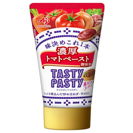 味の素 TASTY PASTY 濃厚トマトペースト 105g×10個入|調味料 味付け ペースト パスタ用 スープ用 濃厚トマト味 洋風 甘み コク 1本で決まる