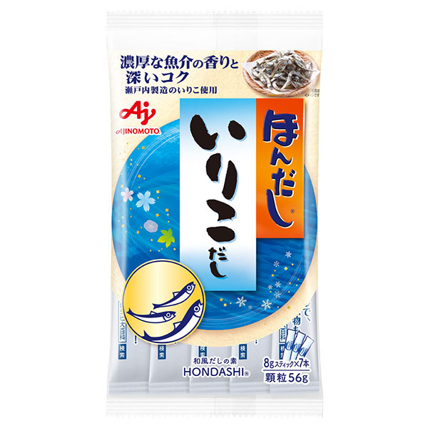 味の素 ほんだし いりこだし(スティック7本入り) 56g×20袋入×(2ケース)|ほんだし だし 調味料 いりこ