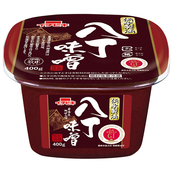 イチビキ 伝承製法 八丁味噌 400g×6個入×(2ケース)|味噌 豆味噌 八丁味噌 ブレンド味噌