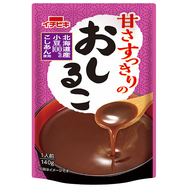 イチビキ 甘さすっきりのおしるこ 140g×20(10×2)袋入|お菓子 和菓子 おしるこ