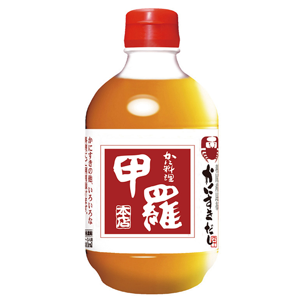 イチビキ 甲羅 かにすきだし 400ml×12本入|一般食品 調味料 つゆ 鍋スープ カニ