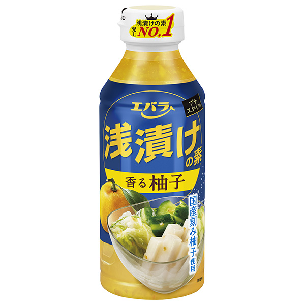 エバラ食品 浅漬けの素プチスタイル 香る柚子 300mlペットボトル×12本入|料理の素 浅漬けの素 素 ゆず