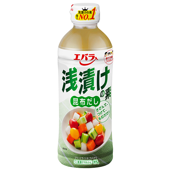 エバラ食品 浅漬けの素 昆布だし 500mlペットボトル×12本入|料理の素 浅漬けの素 素