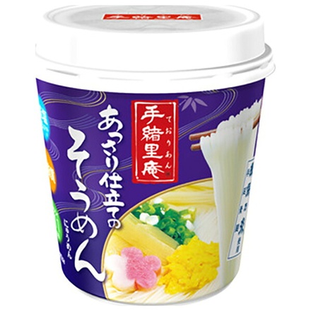 ヤマダイ 手緒里庵 あっさり仕立てのそうめん 31g×6個入|インスタント食品 カップ麺 即席