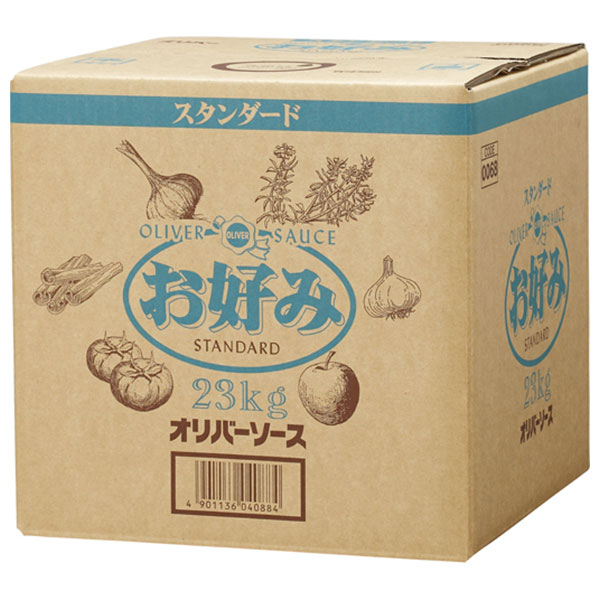 オリバーソース スタンダード お好みソース 23kg×1ケース入|業務用 調味料 ソース