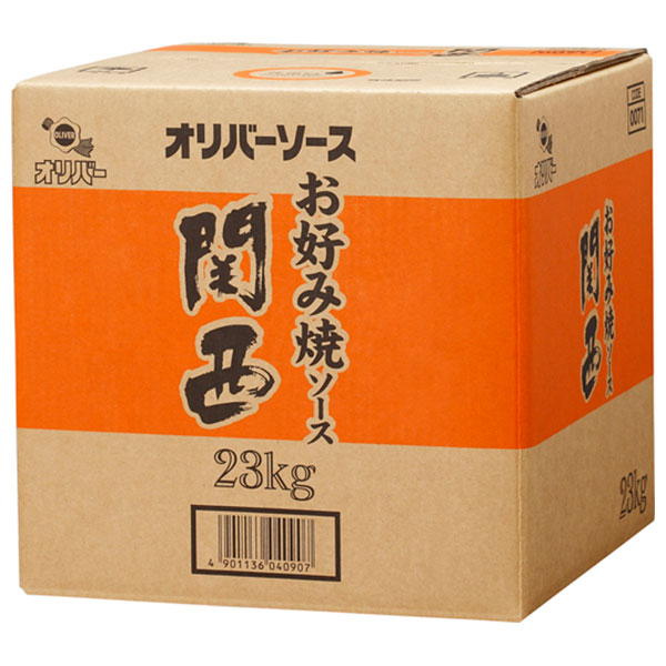 オリバーソース お好み焼ソース 関西 23kg×1ケース入|ソース ウスター おこのみやき お好み焼き 業務用
