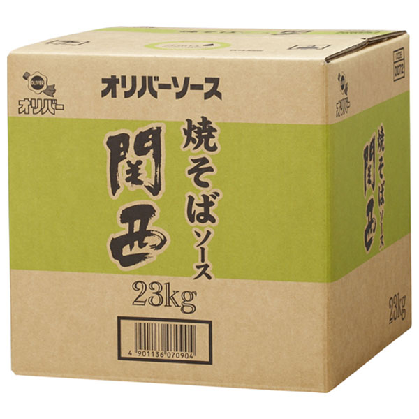 オリバーソース 焼そばソース 関西 23kg×1ケース入|やきそばソース 業務用 ソース