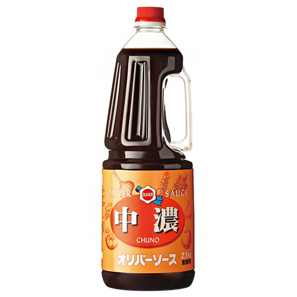 オリバーソース 特級中濃ソース 2.1kg×6本入|中濃ソース 業務用 ソース