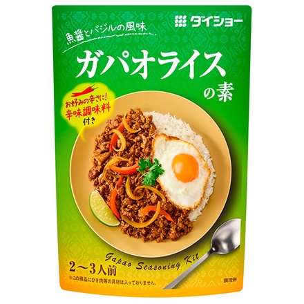 ダイショー ガパオライスの素 105g×40袋入|料理の素 おかず 惣菜 調味料