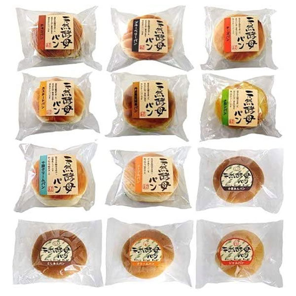 土筆屋 天然酵母パン 12個セット 12個入|パン 天然酵母パン デニッシュパン チョコ ブルーベリー チーズ