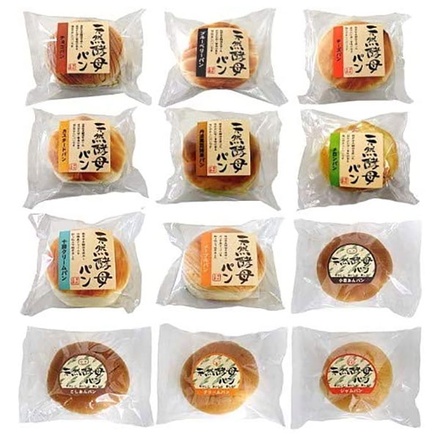 土筆屋 天然酵母パン 12個セット ×(2ケース)|パン 天然酵母 天然酵母パン 12個セット デニッシュパン チョコ ブルーベリー チーズ カスタード メロンパン クリームパン ジャム
