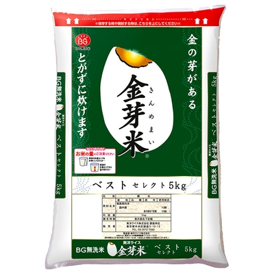 東洋ライス 金芽米ベストセレクト(国内産) 5kg×1袋入|ごはん ご飯 無洗米 精米 国産 5キロ