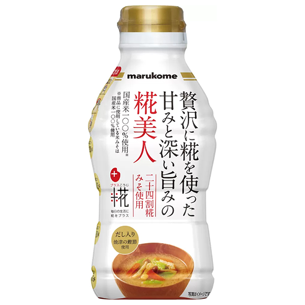 マルコメ 液みそ 糀美人 430g×10本入|調味料 味噌 米みそ 液体味噌 こうじ まるこめ