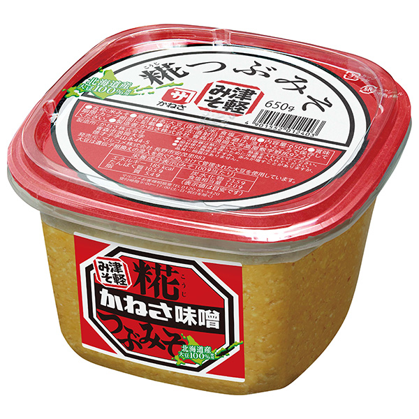 マルコメ かねさ糀つぶみそ 650g×8個入|味噌 一般食品 調味料 まるこめ