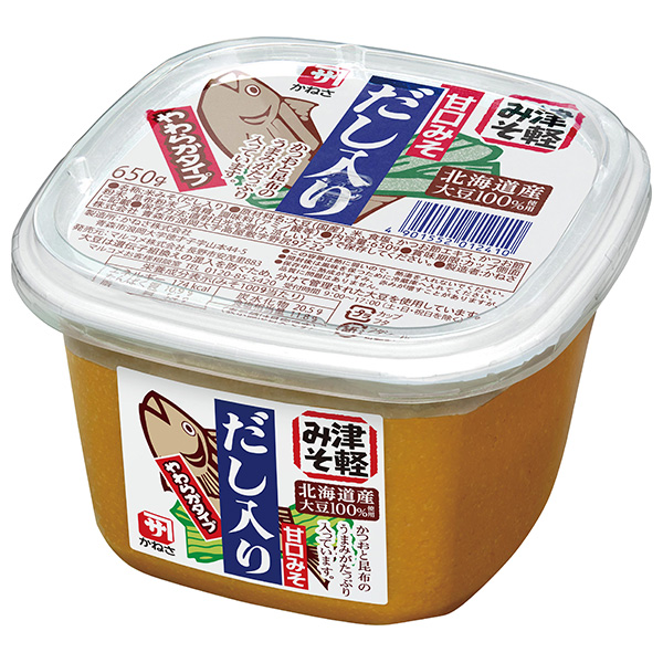 マルコメ 甘口みそ だし入り 650g×8個入|味噌 一般食品 調味料 まるこめ