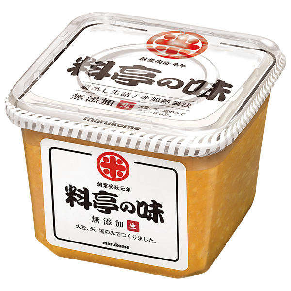 マルコメ 料亭の味 生みそ 650g×8個入|即席 みそ 味噌 みそ汁 味噌汁 米みそ まるこめ