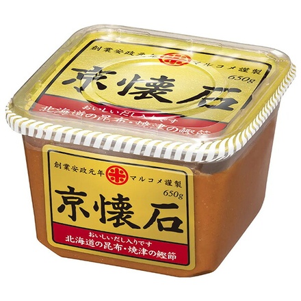 マルコメ 京懐石 650g×8個入|味噌 調味料 まるこめ だし入り味噌