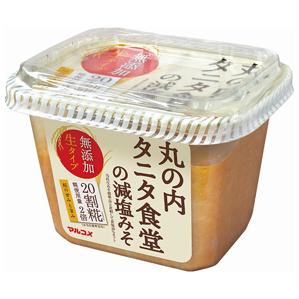 マルコメ 丸の内タニタ食堂の減塩みそ 325g×10個入|味噌 一般食品 調味料 減塩 まるこめ