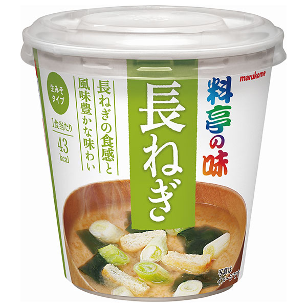 マルコメ カップ料亭の味 長ねぎ 1食×6個入|即席 インスタント カップ 味噌汁 みそ汁 まるこめ