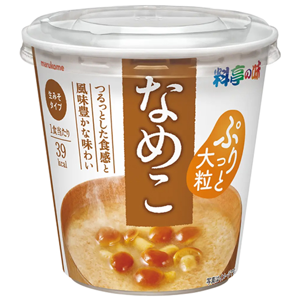 マルコメ カップ 料亭の味 なめこ 1食×6個入|即席 インスタント カップ 味噌汁 みそ汁 まるこめ