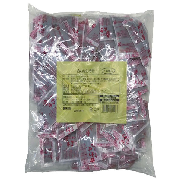 マルコメ 業務用生みそ汁 合わせ 100食×6袋入|一般食品 即席 インスタント 味噌汁 あわせ まるこめ