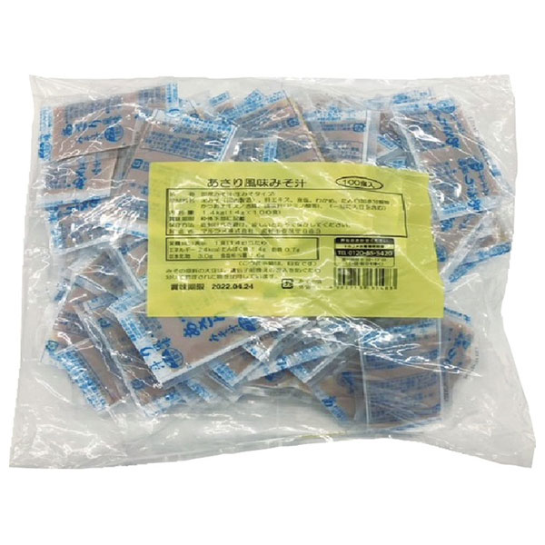 マルコメ 業務用生みそ汁 あさり 100食×6袋入|一般食品 即席 インスタント 味噌汁 まるこめ