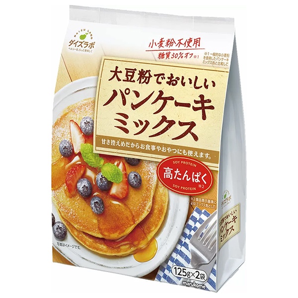 マルコメ ダイズラボ パンケーキミックス 250g×12袋入|大豆粉 グルテンフリー パンケーキミックス まるこめ
