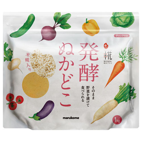 マルコメ プラス糀 発酵ぬかどこ 1kg×6袋入|ぬか床 米ぬか 米みそ 米? まるこめ