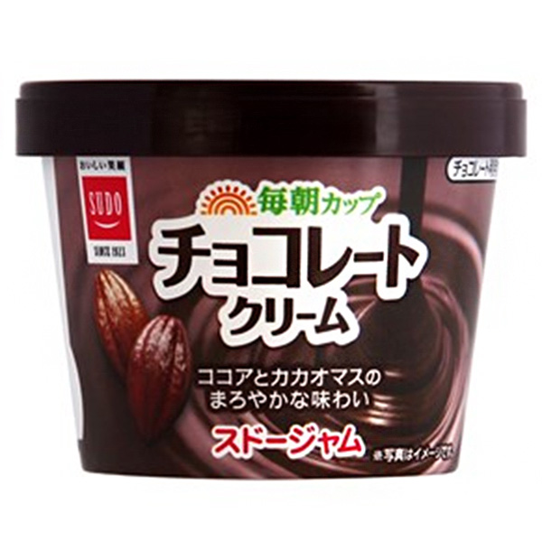 スドージャム 毎朝カップ チョコレートクリーム 120g×12個入|チョコ チョコレート クリーム ジャム 紙カップ
