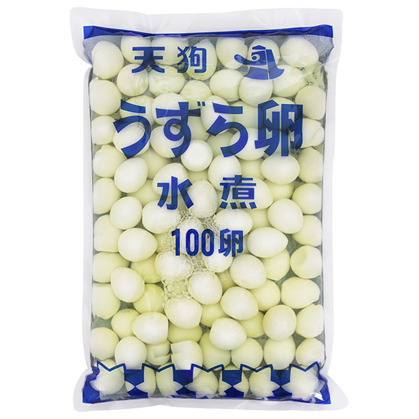 天狗缶詰 うずら卵 水煮 国産 100個×4袋入|卵 たまご 業務用
