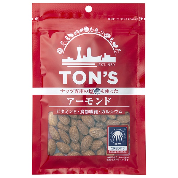 東洋ナッツ トン アーモンド 100g×10袋入|ナッツ お菓子 おつまみ アーモンド ロースト