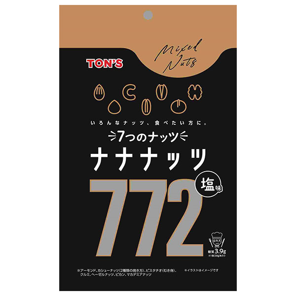 東洋ナッツ 塩味 ナナナッツ 160g×10袋入×(2ケース)|お菓子 おつまみ 袋 豆
