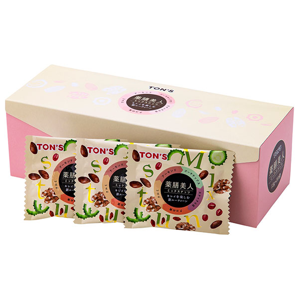 東洋ナッツ トン 薬膳美人ミックスナッツ 260g(13g×20袋)×1箱入|TOMS ミックスナッツ 木の実 小袋 くるみ アーモンド