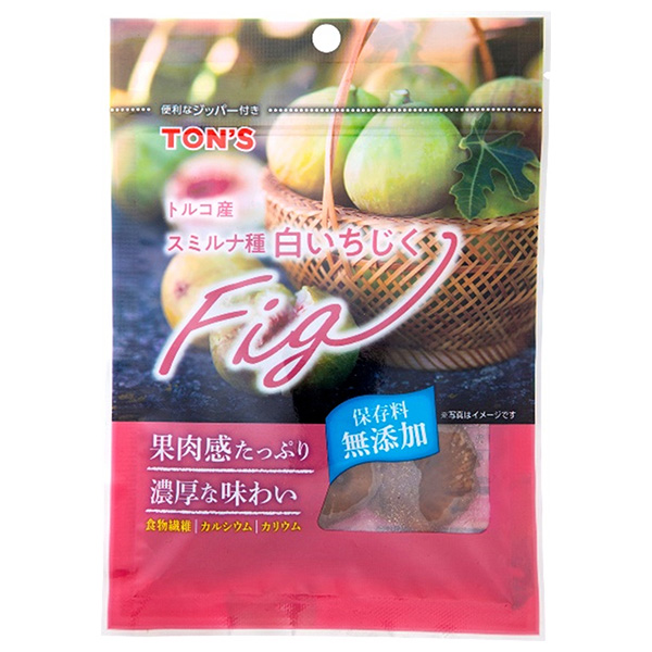 東洋ナッツ トン 白いちじく 100g×10袋入|いちじく ドライフルーツ イチジク お菓子 おつまみ 栄養 食物繊維 カリウム カルシウム