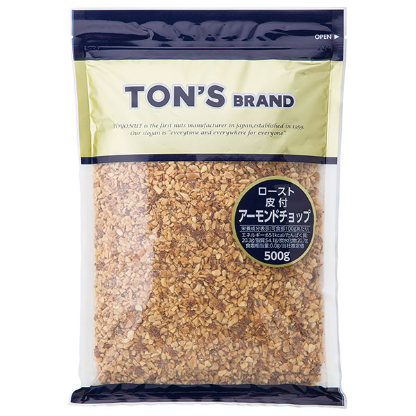 東洋ナッツ トン アーモンドチョップ 500g×10袋入×(2ケース)|お菓子 業務用 菓子材料 アーモンド