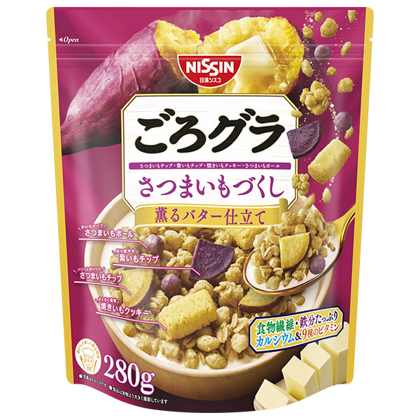 日清シスコ ごろグラ さつまいもづくし 280g×6袋入|一般食品 健康食品 シリアル 袋