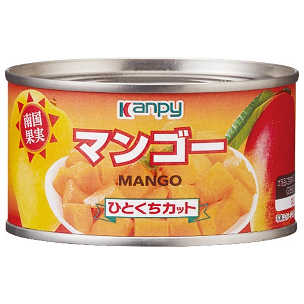 カンピー マンゴー ひとくちカット 225g缶×24個入|缶詰 かんづめ フルーツ 果実 くだもの
