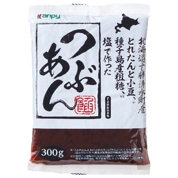 カンピー つぶあん 300g×24袋入|あんこ つぶあん 小豆 あずき 菓子材料