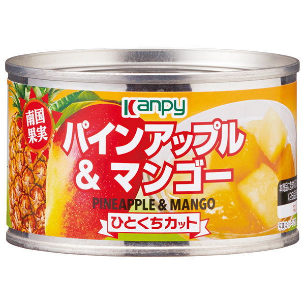 カンピー パインアップル&マンゴー 227g缶×24個入|缶詰 フルーツ 果実 くだもの パイン マンゴー