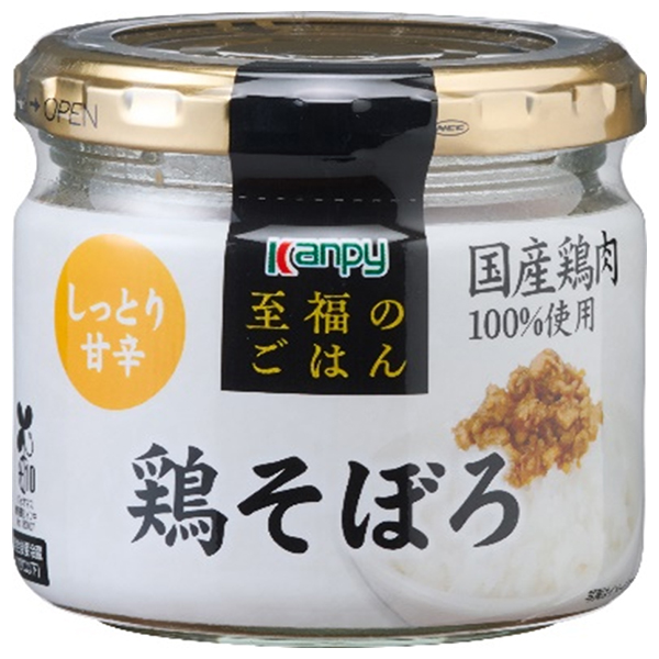 カンピー 至福のごはん 鶏そぼろ 60g瓶×12個入|一般食品 鶏そぼろ 鶏 そぼろ 瓶