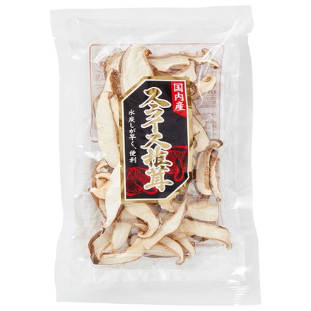 加藤産業 国内産スライス椎茸(菌床) 15g×30袋入|国内産 スライス椎茸 菌床 国産 干し椎茸 レシピ 出汁 乾物 旨味 しいたけ
