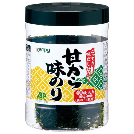カンピー 卓上甘から味のり 10切40枚×20個入|味付け海苔 味付けのり 海苔 卓上 甘から ご飯のお供 朝食 おやつ
