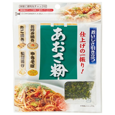 加藤産業 あおさ粉 16g×10袋入|一般食品 あおさ トッピング 中国産 仕上げ チャック袋 粉