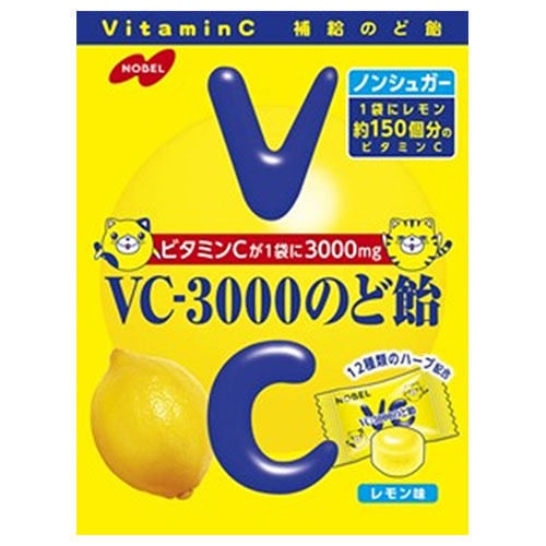 ノーベル製菓 VC-3000のど飴 90g×6個入