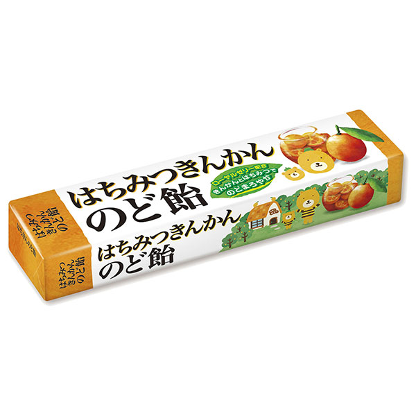 ノーベル製菓 はちみつきんかんのど飴 スティックタイプ 10粒×10個入|キャンデー のど飴 お菓子 はちみつ きんかん
