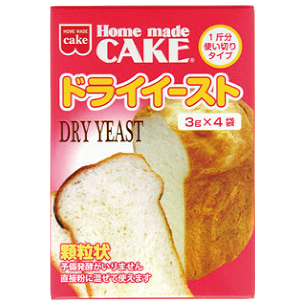 共立食品 ドライイースト 12g(3g×4袋)×10箱入|ドライイースト 一般食品 パン材料